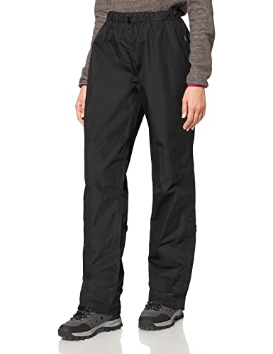 vaude damen regenhose fluid pants schwarz 44 eu