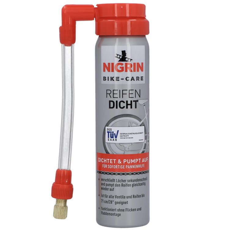 nigrin reifen-dichtung 75ml für fahrräder, 4,99 statt 9