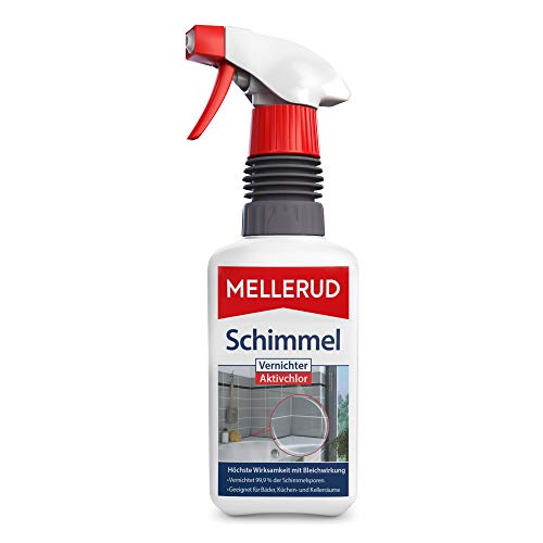 Produktbild: MELLERUD Schimmel Vernichter Aktivchlor Spray 0,5 l für Fliesen, Fugen, Wände