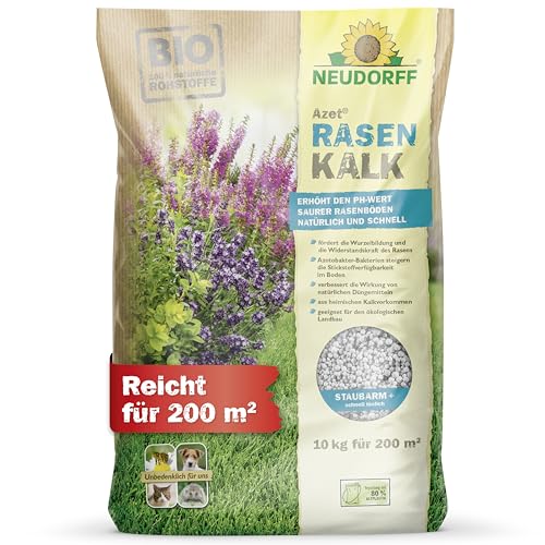 neudorff rasenkalk gartenkalk für gesunden rasen, 5 kg
