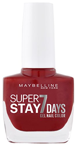 maybelline nagellack super stay 7 days gel-formel farbintensiv nr. 501 cherry sin 10 ml