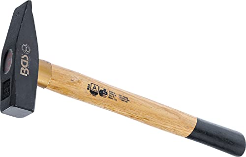 bgs schlosserhammer 500 g mit holz-stiel nach din 1041