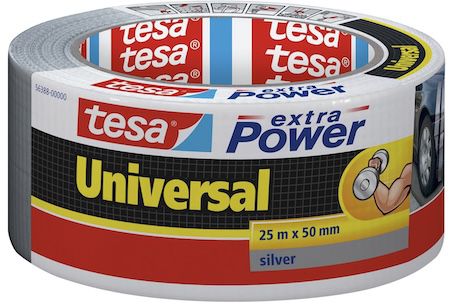 tesa extra power gewebeband 25m x 50mm grau zum reparieren und abdichten