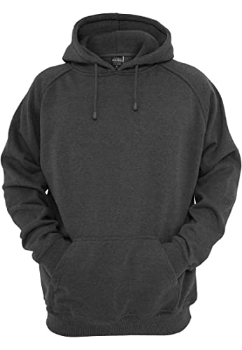 urban classics hoody herren kapuzenpullover charcoal, größe m