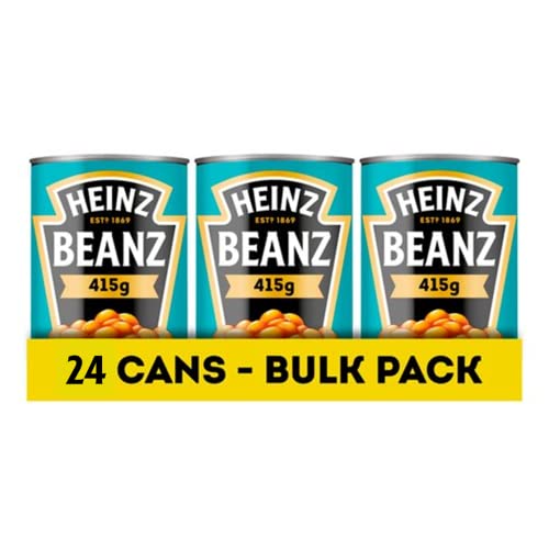 Produktbild: heinz baked beans 24 x 415 g - bohnen in tomatensauce im vorratspack