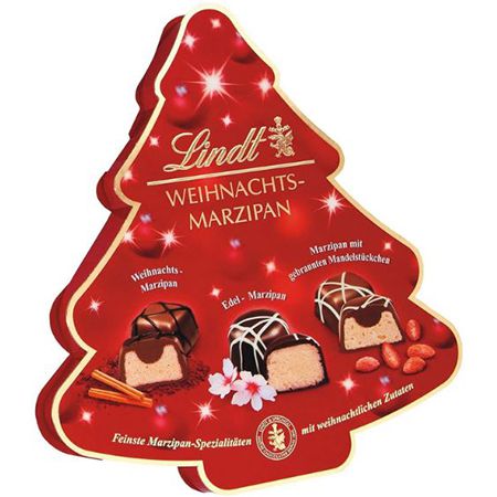 lindt weihnachts-marzipan pralinen selection 175g für 7,79