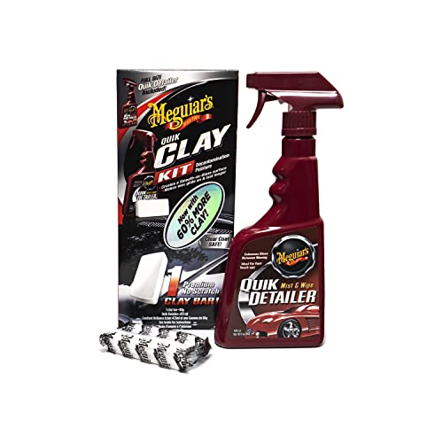 Meguiar's Quik Clay Kit - Reinigungsknete & Quick Detailer