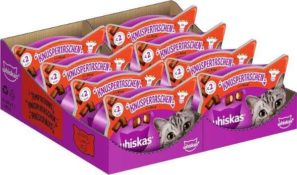 whiskas knuspertaschen mit rind 8er pack 60g ab 7,84 statt 14