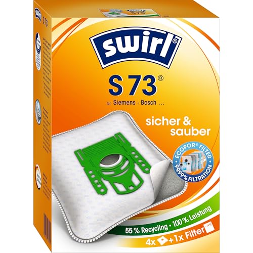 swirl s 73 staubsaugerbeutel für siemens und bosch staubsauger