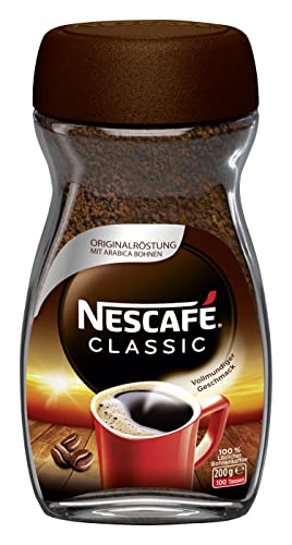 nescaf classic löslicher kaffe aus mitteldunkel gerösteten bohnen 200g