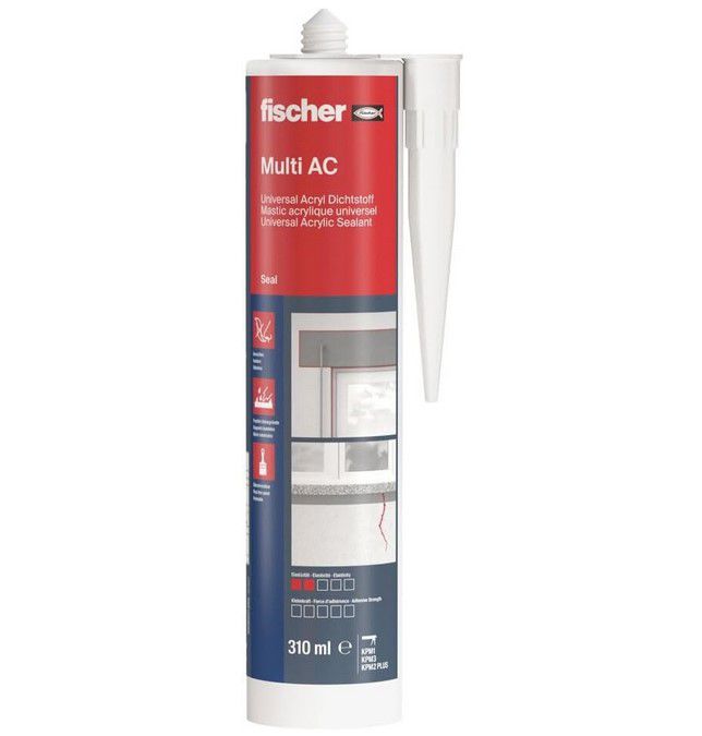 fischer Acryldichtstoff Multi AC 310ml Dichtmasse für 3,78 Euro statt 7 Euro