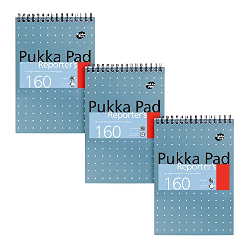 noten-notizbuch spiralgebunden von pukka, geeignet für schule und büro