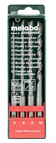 Produktbild: metabo sds-plus bohrer set 4-teilig 625580000 für bohrmaschinen
