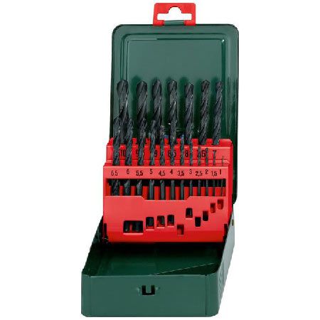 metabo hss stahl- und metallbohrer set 19-teilig für 6,99 statt 13