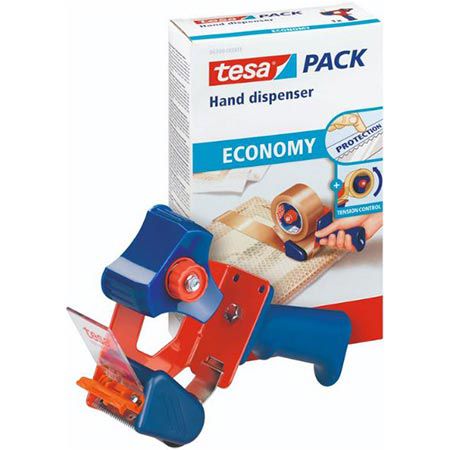Produktbild: tesa economy paketband abroller für einfaches Verpacken und Befestigen
