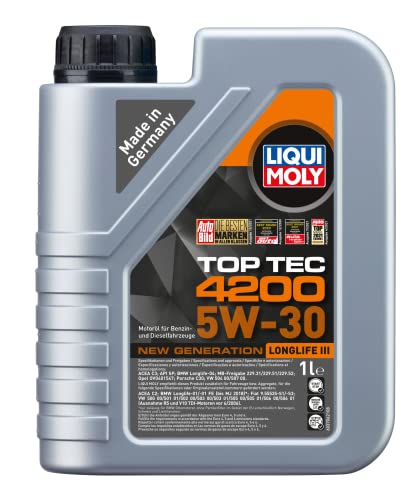 liqui moly top tec 4200 motoröl 5w-30 1 l synthesetechnologie art.-nr. 3706