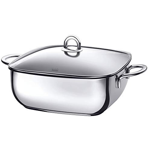 Produktbild: Silit Bräter mit Glasdeckel für Induktion, Backofen und Herdplatten