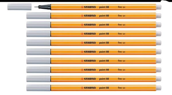 STABILO Fineliner point 88 Hellgrau 10er Pack je 3,72