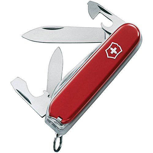 Victorinox Taschenmesser Recruit, multitalent, 10 Funktionen, Klinge, Dosenöffner, Schraubendreher