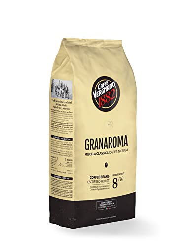 Caff Vergnano Kaffeebohnen Granaroma 1 kg - italienischer Kaffee 1882