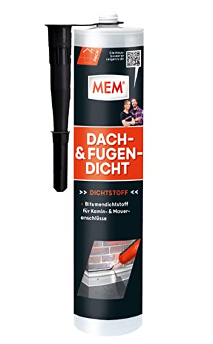 Produktbild: mem dach- und fugendicht schwarz 300 g lösemittelfreie bitumenmasse hohe haftung