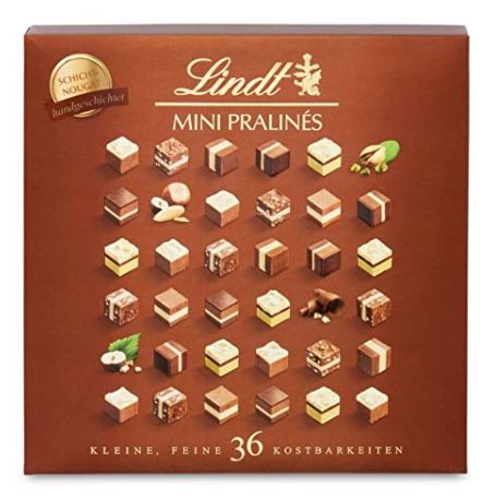 lindt mini pralins schicht-nougat pralinen 8 statt 16