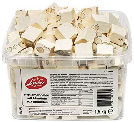 Produktbild: kingsway lonka nougat mit mandeln 1,5kg für 19,26 statt 25
