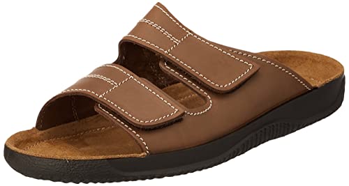 rohde sandalen pantoletten clogs leder schuhe braun größe 43 eu