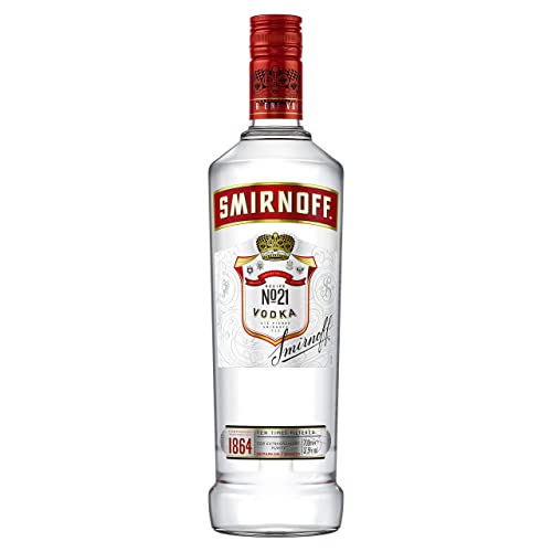 smirnoff red label vodka 37,5% vol 700ml amerikanischer wodka handgefertigt