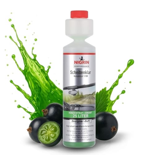 NIGRIN Performance Scheibenklar 1:100 Konzentrat, 25 Liter, Insektenöl-Fett Entferner