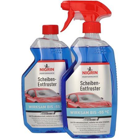 nigrin scheiben-entroster sprühflasche 2er pack 2 x 500ml für 8,99