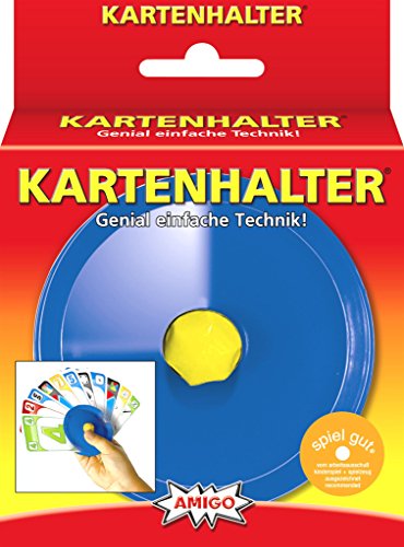spielkartenhalter blau medium amigo 04921 joker kartenspiel zubehör