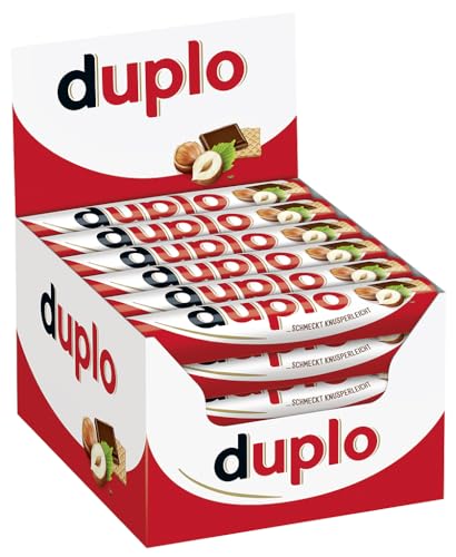 ferrero duplo einzelriegel 40 x 18,2 g  knuspriger schokoladengenuss