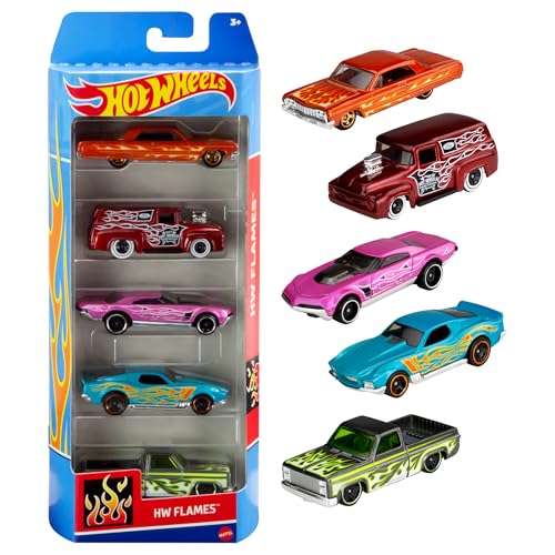 hot wheels autos set 5er pack spielzeugautos maßstab 1:64 ab 3 jahre