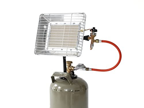 Produktbild: ROTHENBERGER Gasheizstrahler 50 mbar, mit 0,4 m Propangas-Schlauch, ohne Zündung