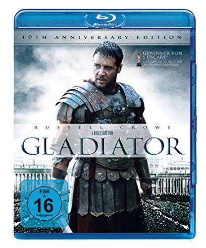 gladiator blu-ray, ridley scott, russell crowe, 5 oscars, 4k variante im sale