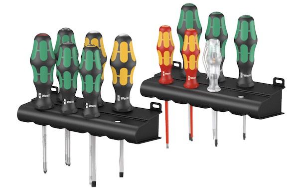 wera schraubendreher set tx 6-teilig mit racks für 36,99 euro statt 42 euro
