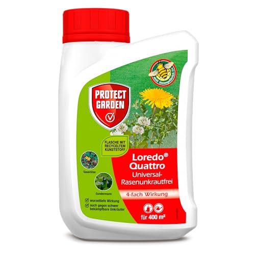 rasenunkrautfrei protect garden loredo quattro, 4-fach unkrautvernichter, 400 ml