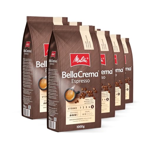 melitta bellacrema espresso kaffeebohnen 8 x 1kg ungemahlen für vollautomat kräftige röstung