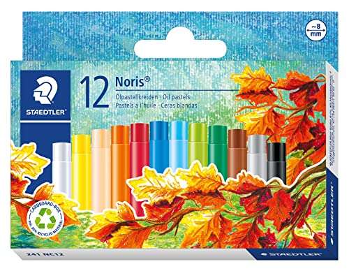Ölpastellkreide STAEDTLER Noris Club 241 NC12, 12 Stück im Etui