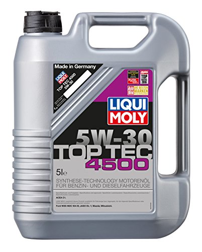 Produktbild: LIQUI MOLY Top Tec 4500 5W-30 Motoröl Synthese 5 L Art.-Nr. 3729
