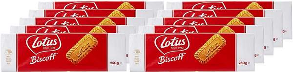 lotus biscoff karamellgebäck 10x 250g ab 12,21 statt 18