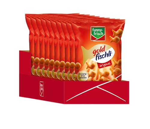 goldfischli original von funny-frisch, 10 x 100 g Snacks im Pack