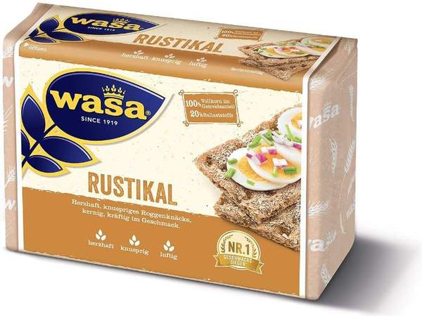 wasa roggen-knäckebrot 12er pack 275g ideal für gesundheitsbewusste Ernährung