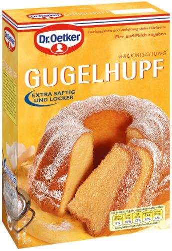 Dr. Oetker Gugelhupf-Backmischung 8x525g für Rührkuchen