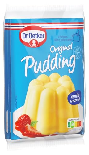 Dr. Oetker Puddingpulver Vanille-Geschmack, 22er Pack