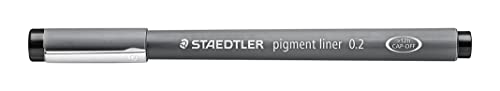 staedtler fineliner 0,2 mm schwarz pigmenttinte dokumentenecht 10er set