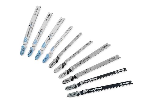 bosch professional stichsägeblatt set 10tlg. für holz und metall