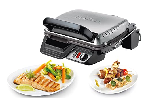 tefal kontaktgrill 2in1 gc3050  sandwichmaker und tischgrill mit regelbarem thermostat