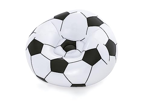 bestway fußballsessel soccer ball 75010, aufblasbar, dekorativ, kinderzimmer